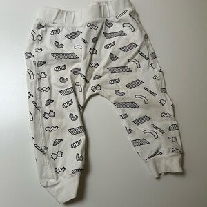 Monica and Andy Pasta Patterned Baby Pants